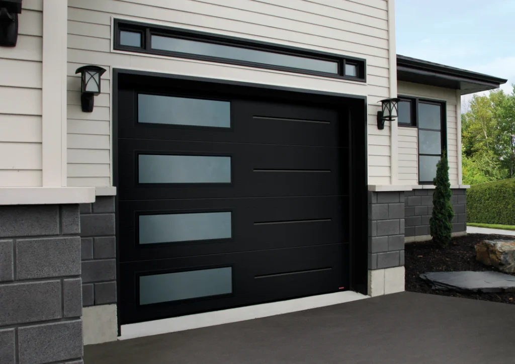 Garaga-Garage-doors-Black-left-side-harmony